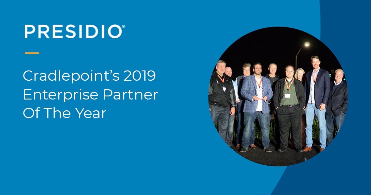 Cradlepoint's 2019 Enterprise Partner of the Year