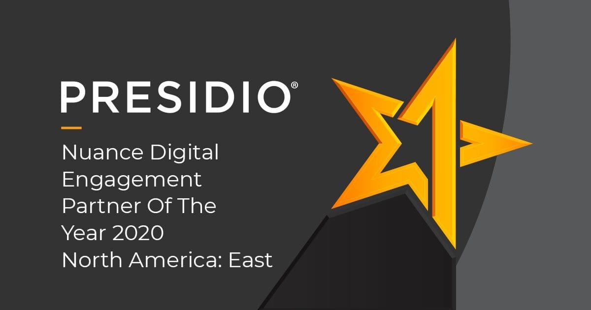 Nuance Digital Engagement Partner of the Year 2020 North Americas: East
