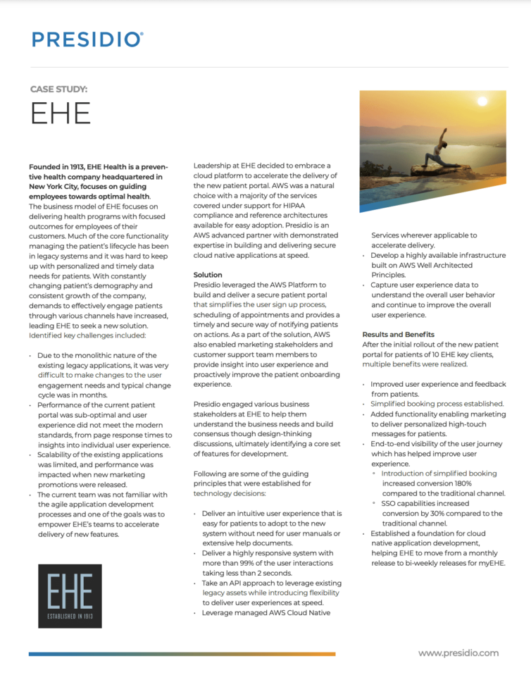 EHE: Revolutionizing Preventive Healthcare with Integrated Technology and Data-driven Solutions