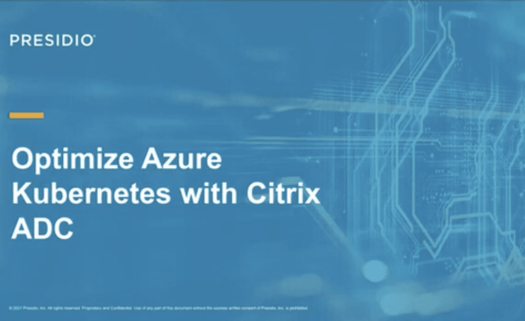 Optimize Azure Kubernetes Services with Citrix ADC