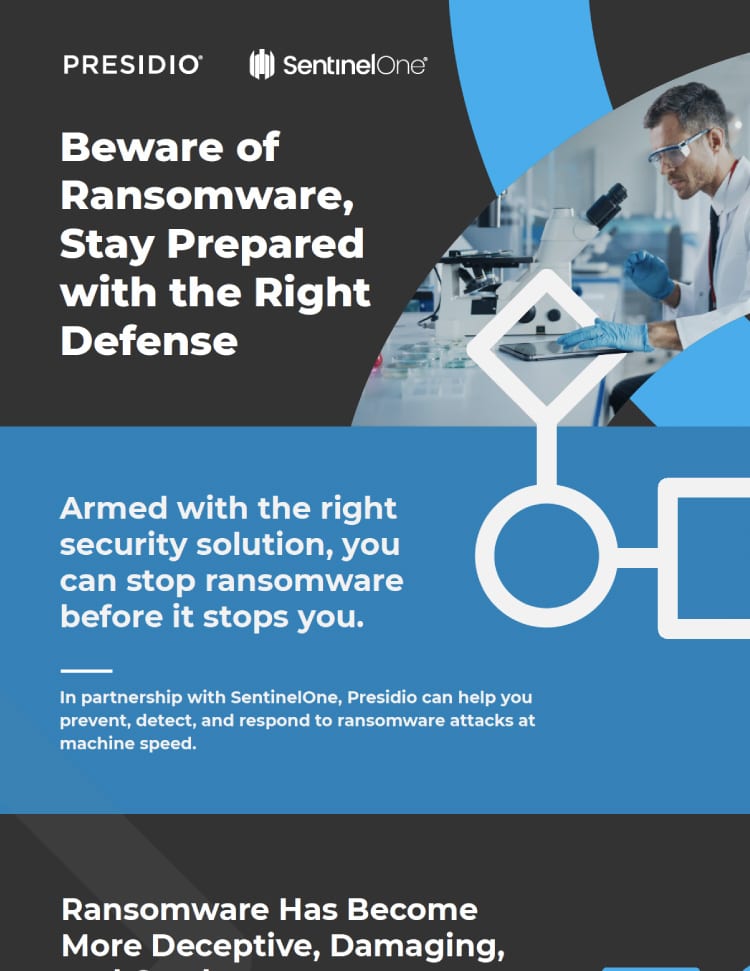 Presidio and SentinelOne Infographic