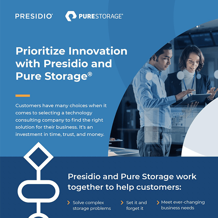 Prioritize Innovation with Presidio and Pure Storage®