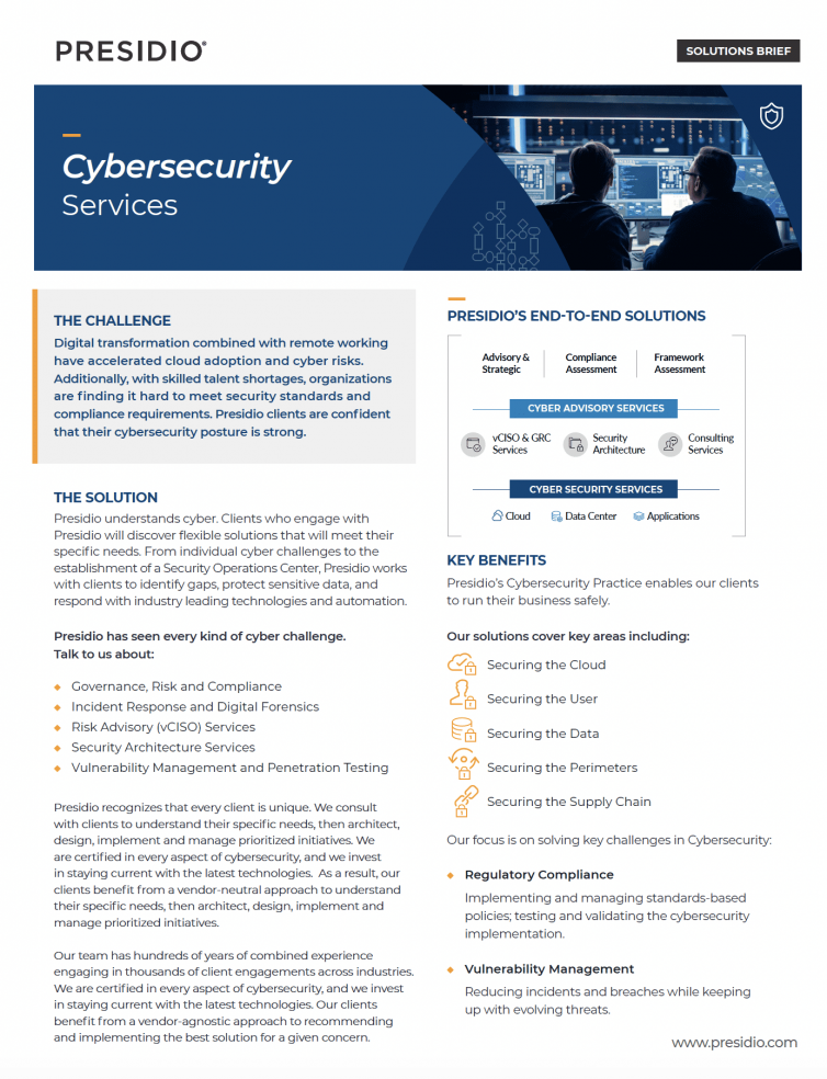 Cybersecurity Services