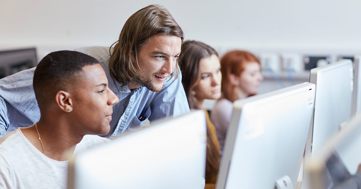 IT Solutions Team Reviewing Data