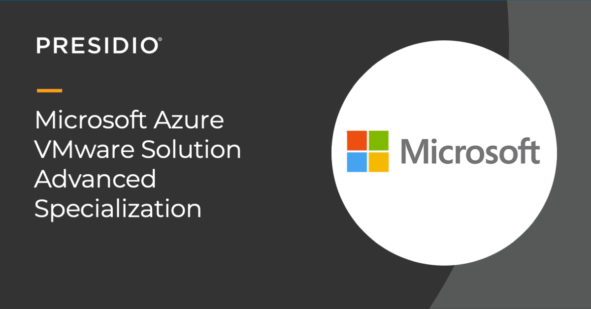 Microsoft Azure VMware Solution Advanced Specialization Benefits