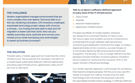 Modernize Infrastructure