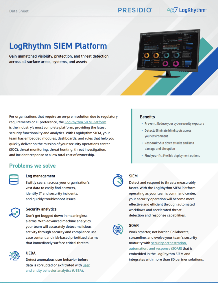 LogRhythm SIEM Platform