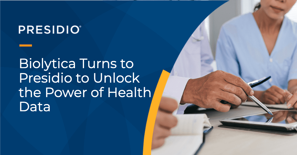 Biolytica Turns to Presidio to Unlock the Power of Health Data Develops New Data-Driven Health Analytics Platform to Increase Healthspan and Longevity