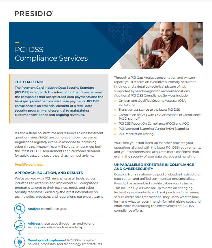 PCI DSS Compliance Services