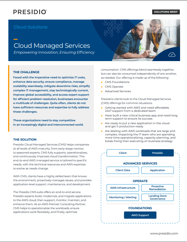 Cloud Managed Services Empowering Innovation, Ensuring Efficiency