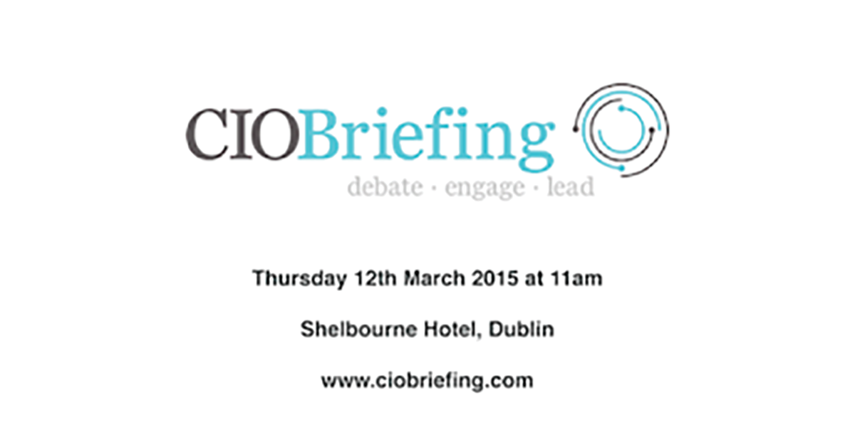 Arkphire to speak at this years CIO Briefing