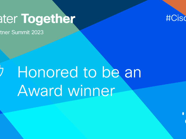 Cisco Partner Summit 2023 Award Winner