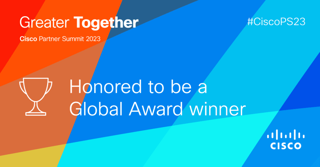 Presidio wins Commercial Partner of the Year at Cisco Partner Summit 2023