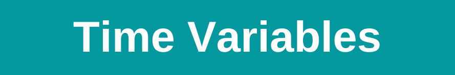 Time Variables Banneer
