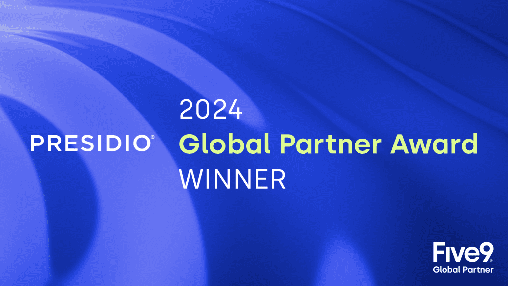 Presidio Awarded Genius AI Partner of the Year at Five9 Global Partner Awards