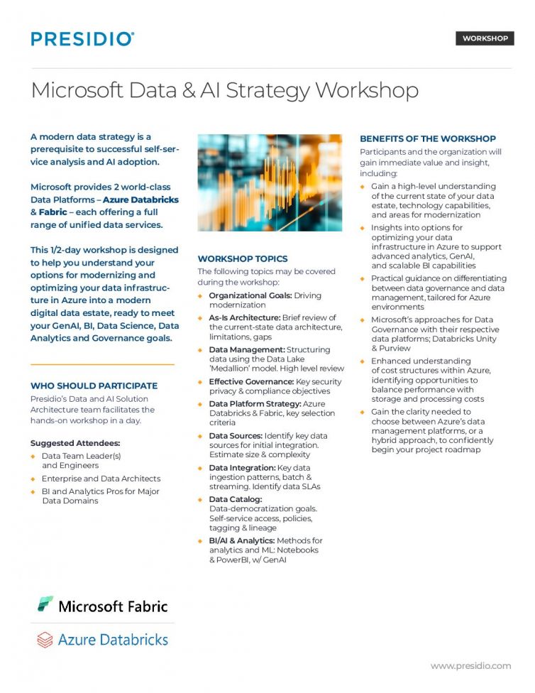 Microsoft Data & AI Strategy Workshop