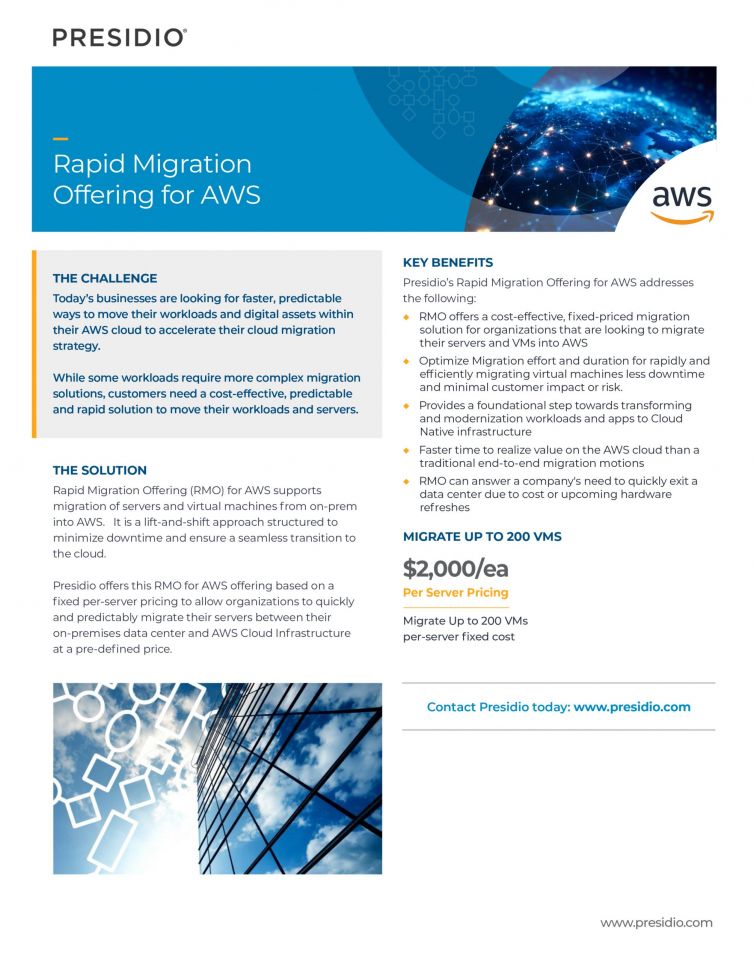 Rapid Migration Offering for AWS