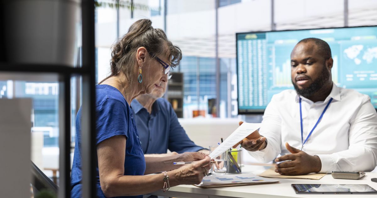 government IT workers working on a project