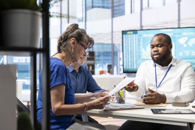 government IT workers working on a project