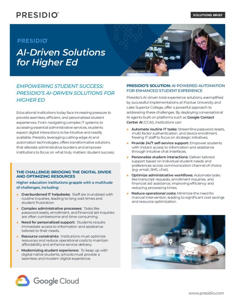 AI-Driven Solutions for Higher Ed