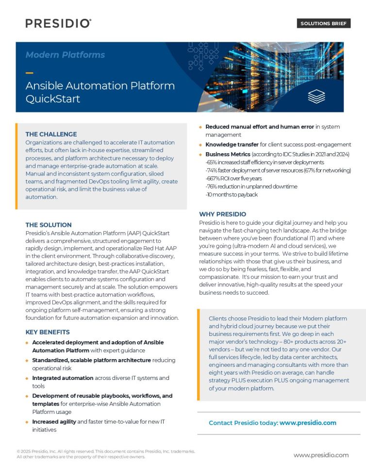 Ansible Automation Platform QuickStart