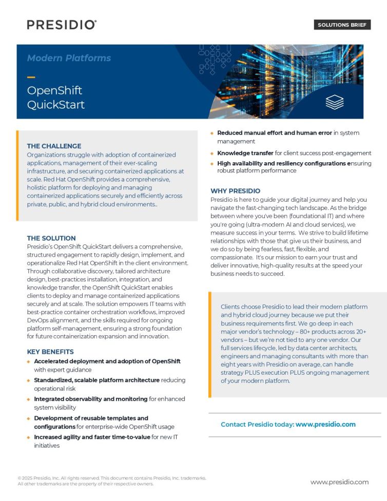 OpenShift QuickStart