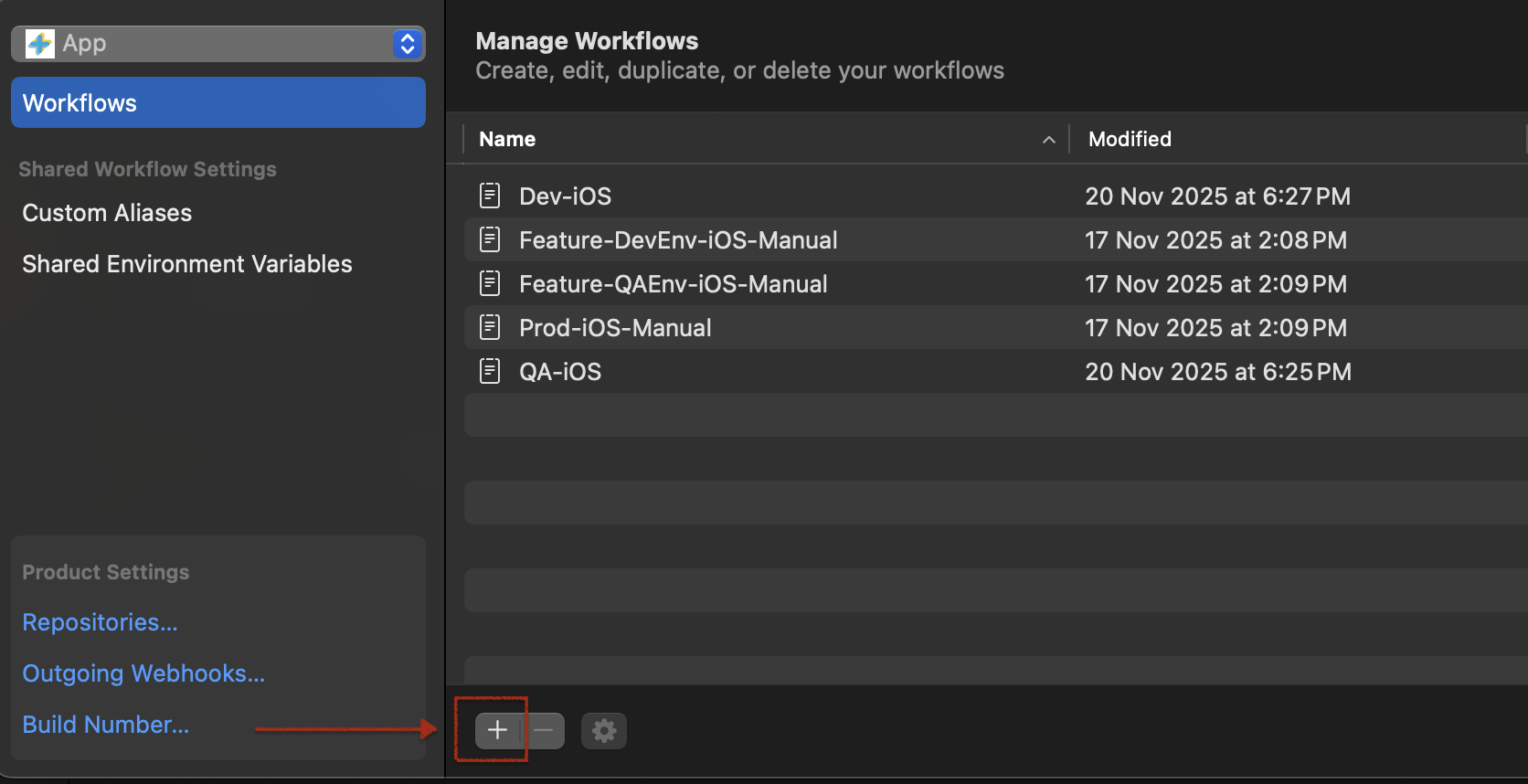 Creation of Workflow