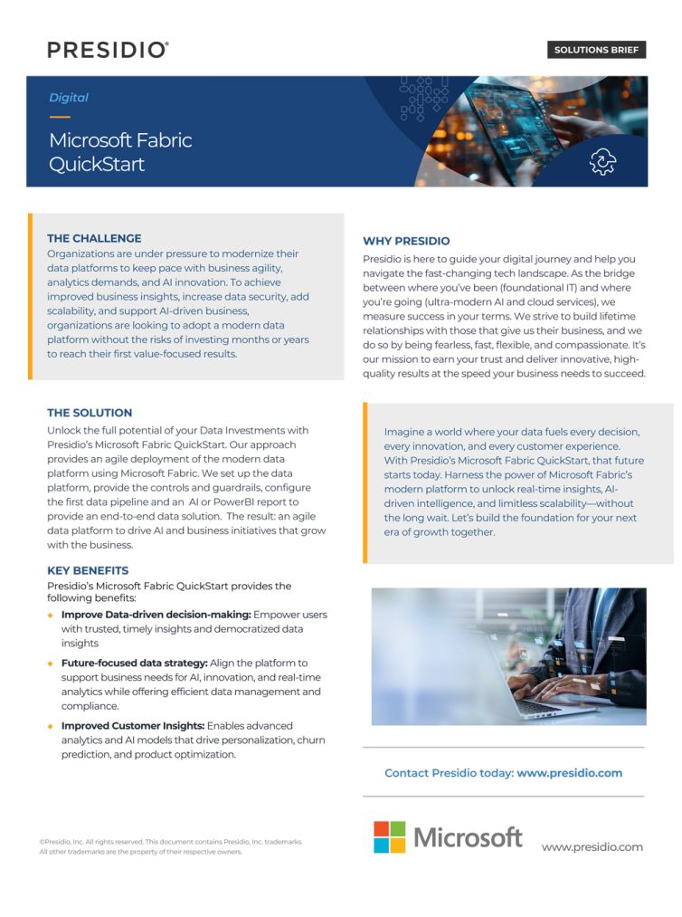 Microsoft Fabric QuickStart