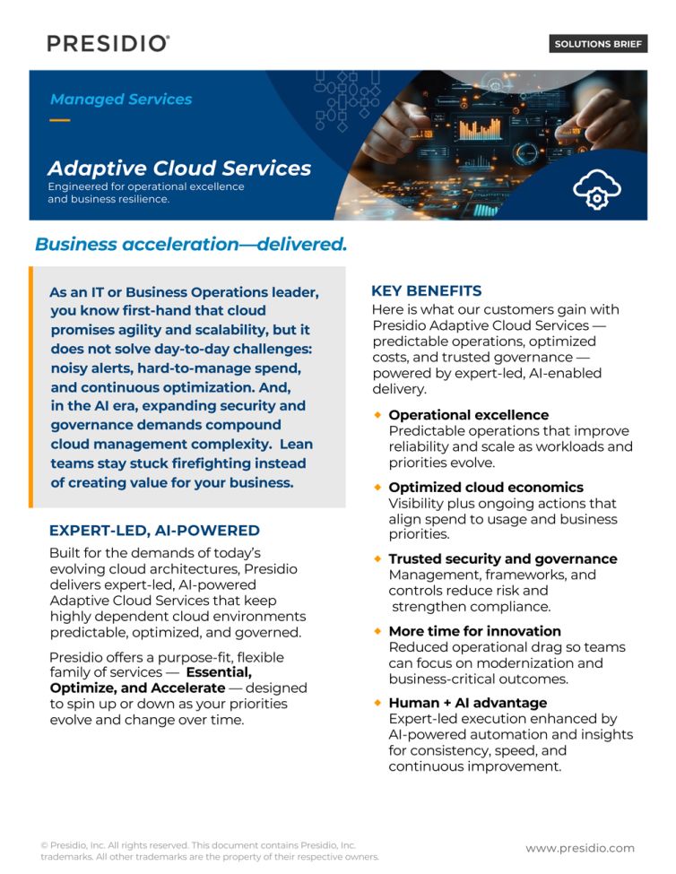 Adaptive Cloud Services