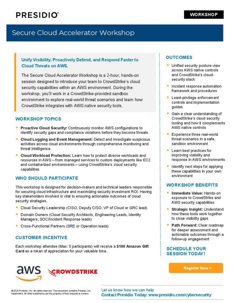 Secure Cloud Accelerator Workshop