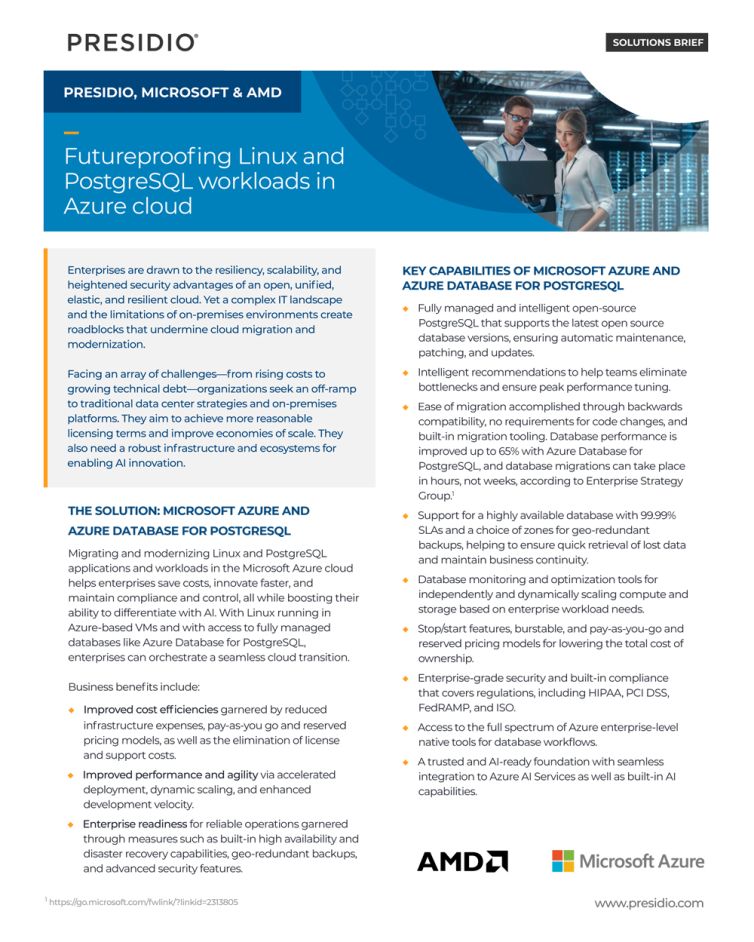 Future proofing Linux and PostgreSQL workloads in Azure cloud