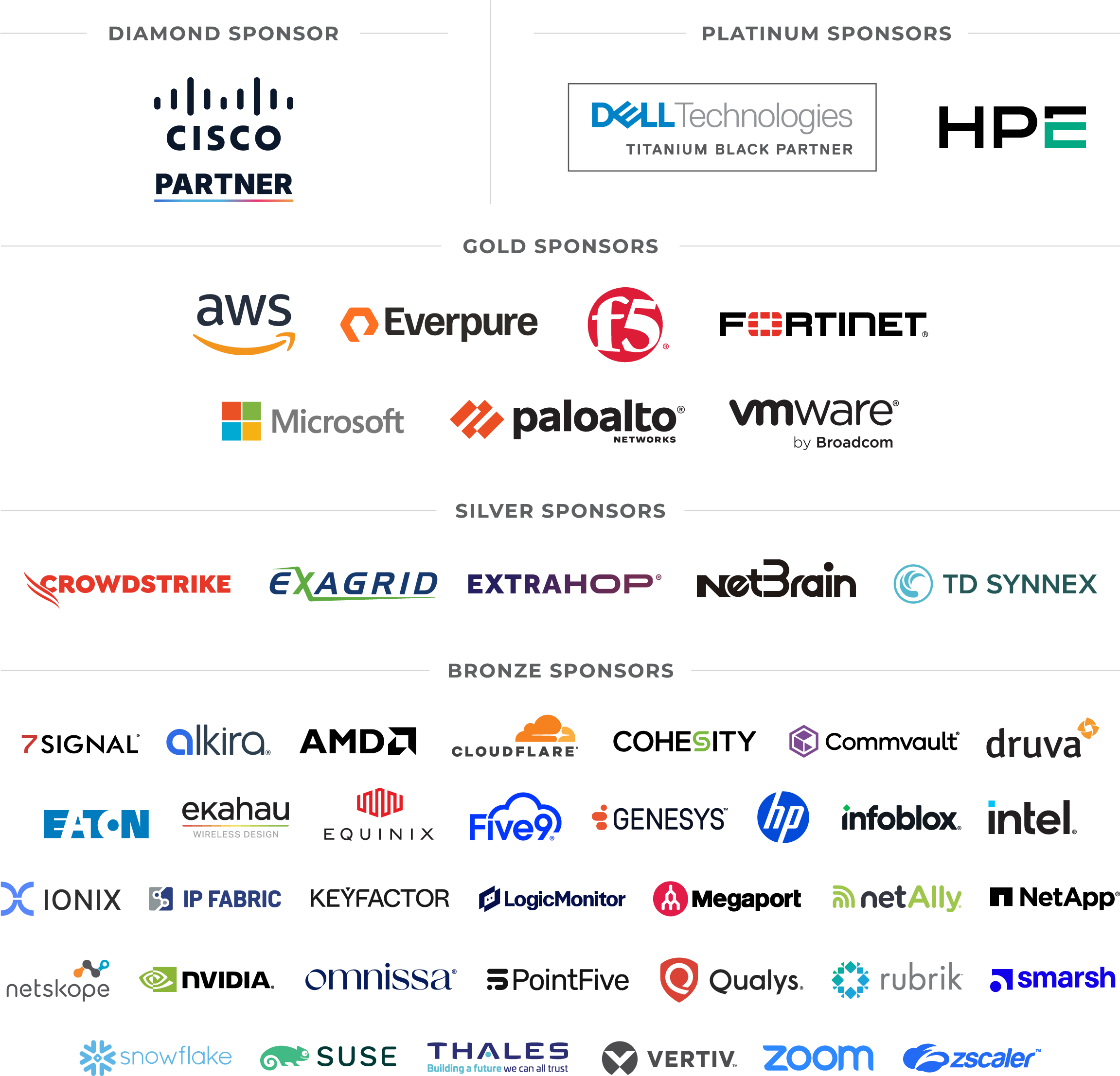 TechX Sponsors