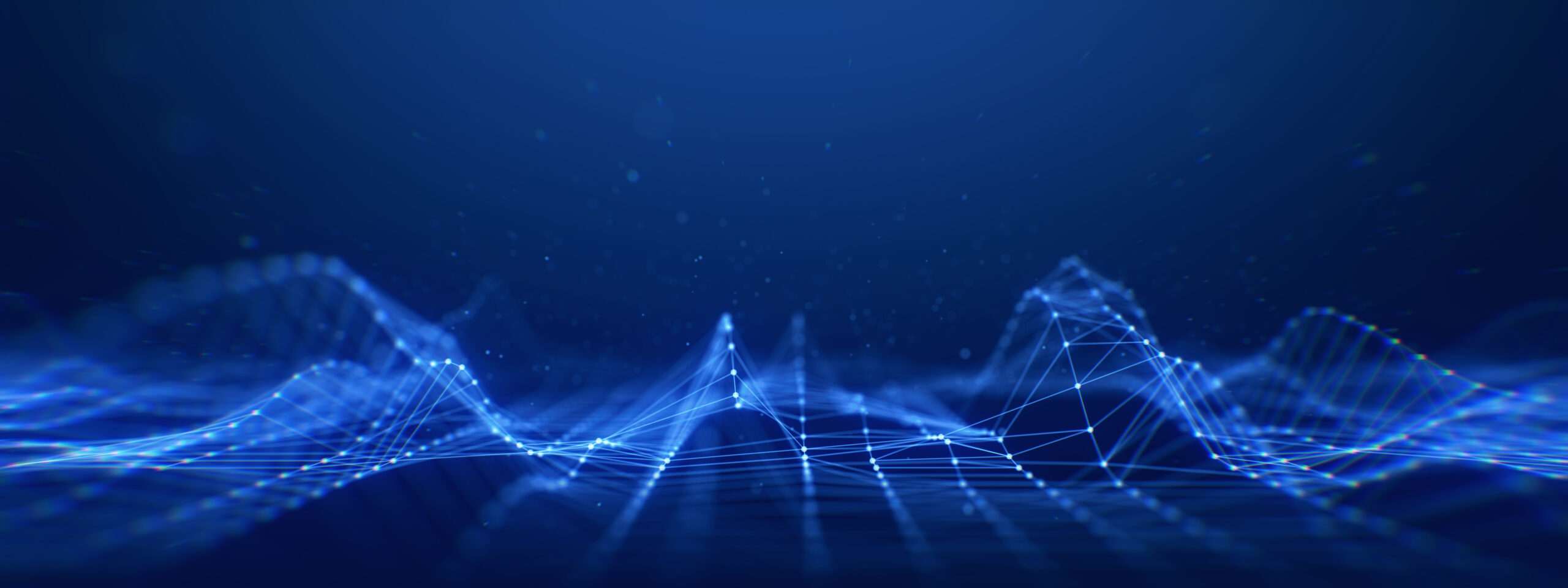 Concept of AI Technology Digital Network internet communication Abstract technology data background 8211 3d illustration