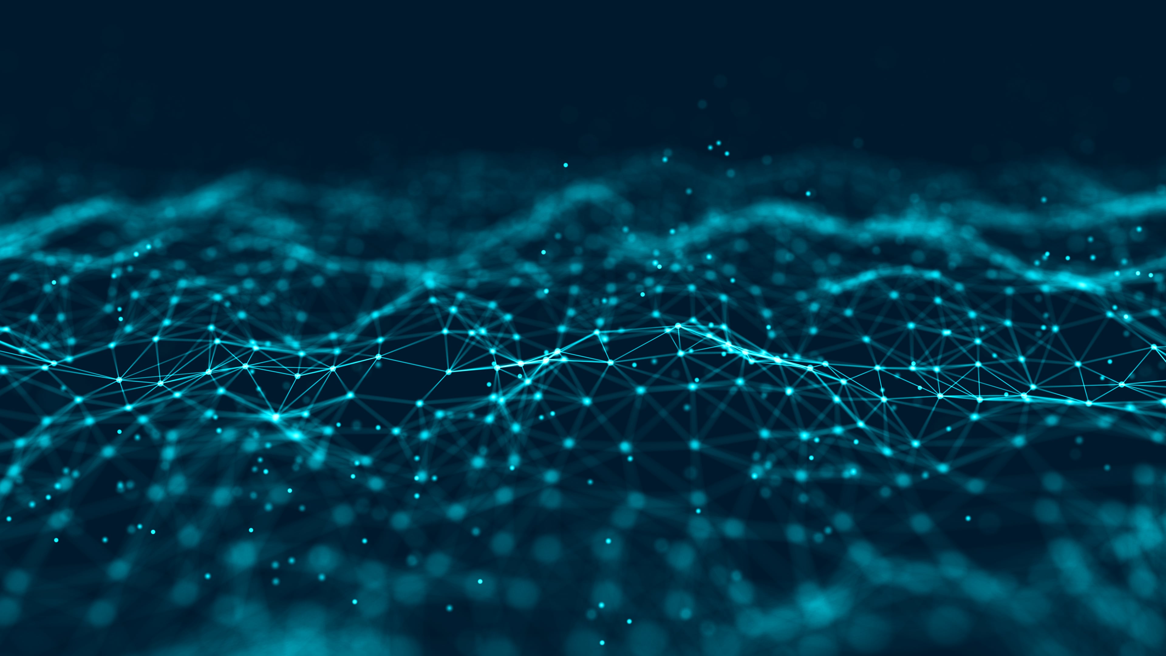 Blog background blue wave dots