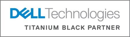 Dell Titanium Black Partner Logo