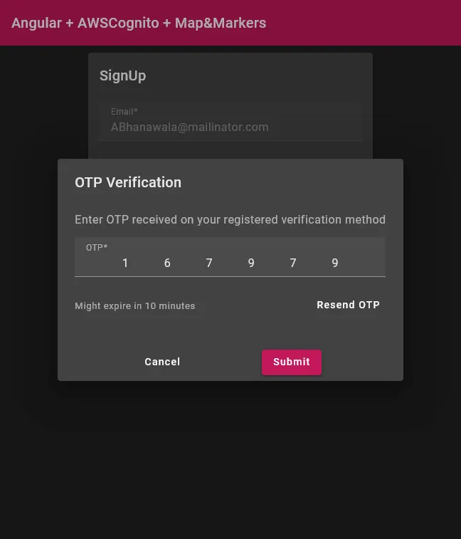 OTP Verification