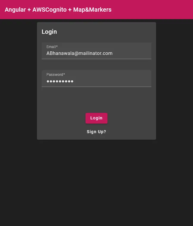 Login