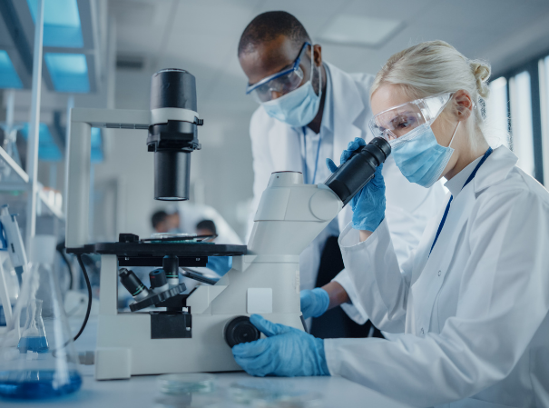 biotech workers
