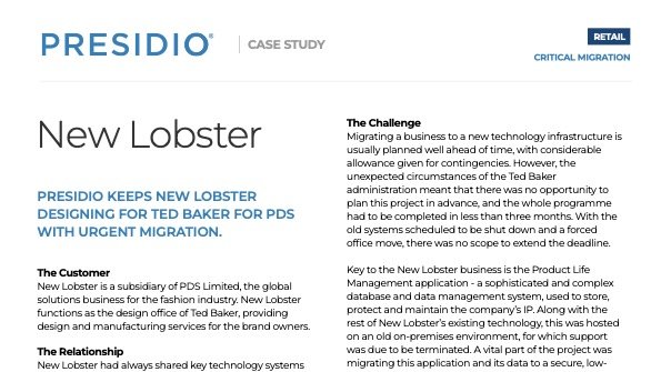 case study new lobster