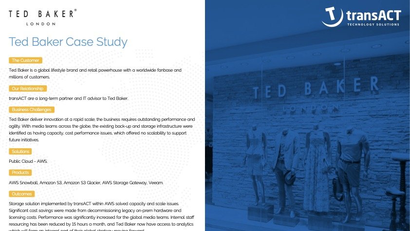 case study ted baker