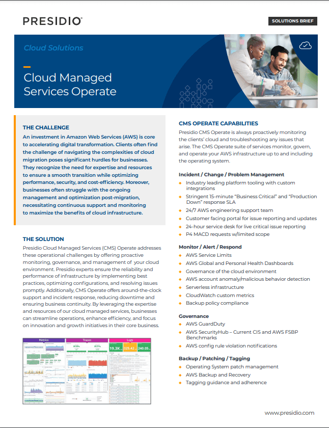cloud managed services operate