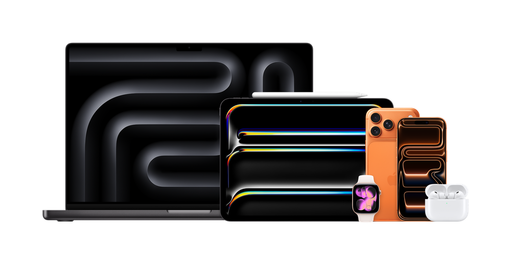 multi product macbook pro 16 in ipad pro 11 in apple pencil pro apple watch series 11 iphone 17 pro max iphone 17 pro airpods pro 3 screen usen