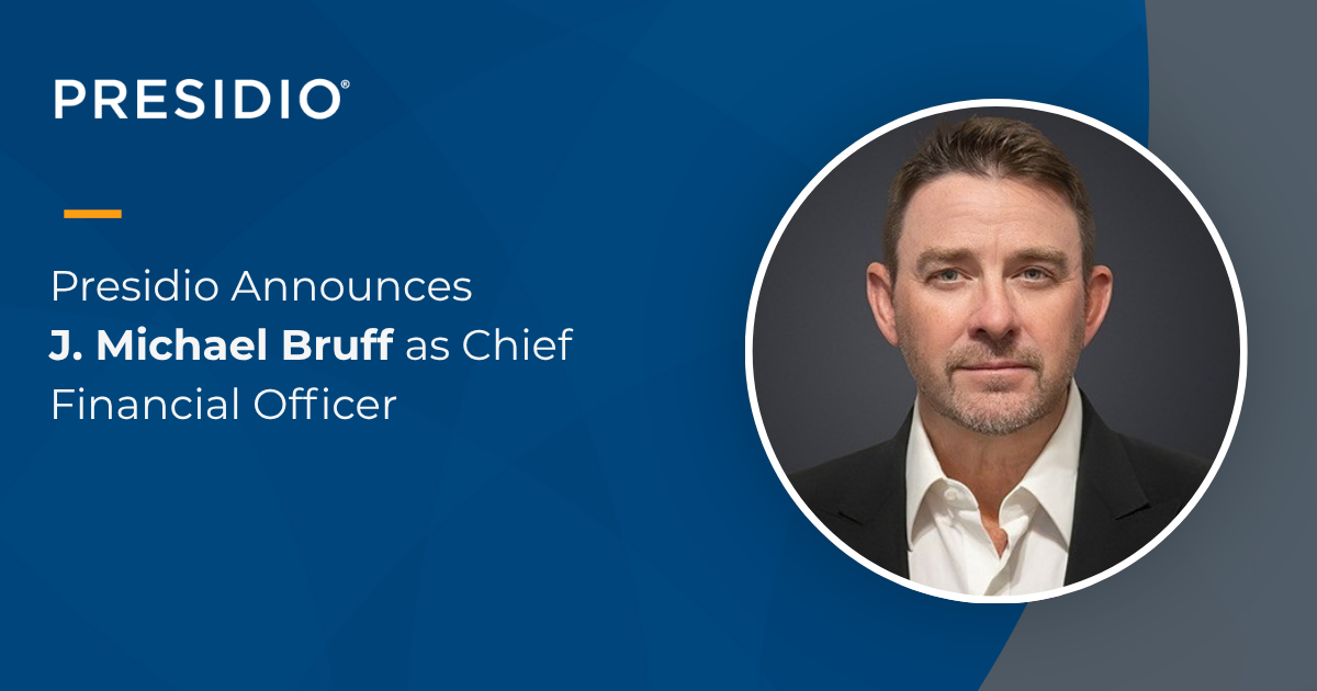 CFO J Michael Bruff Announcement