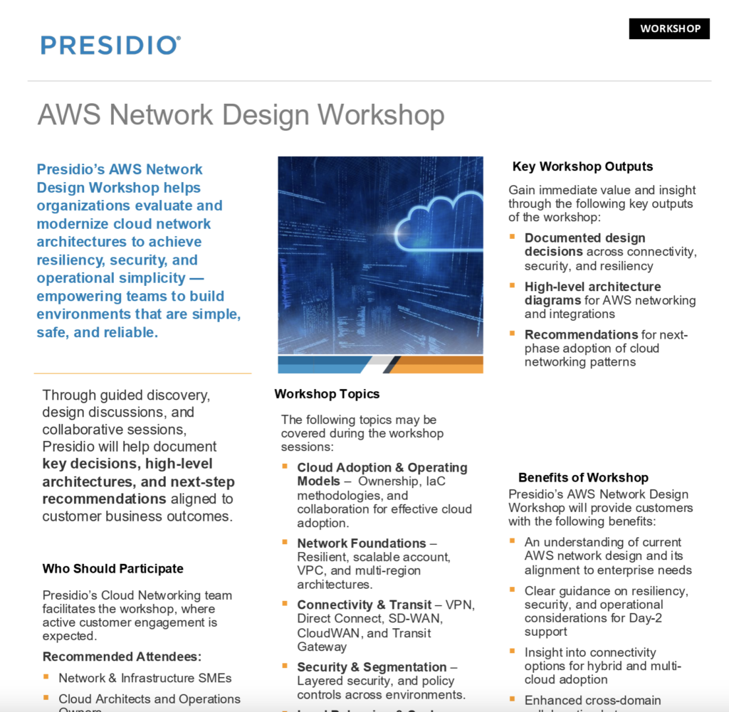 Network Design Workshop
