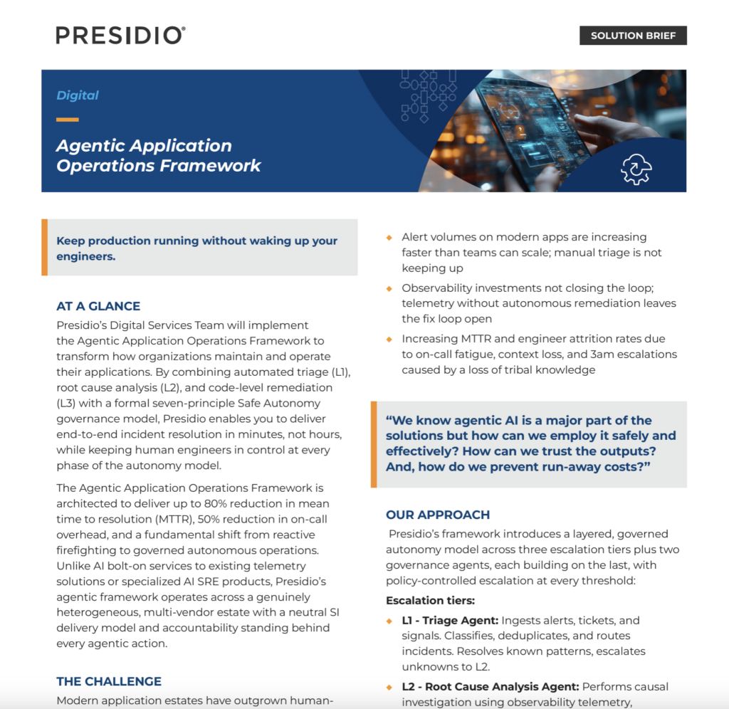 agentic application operations