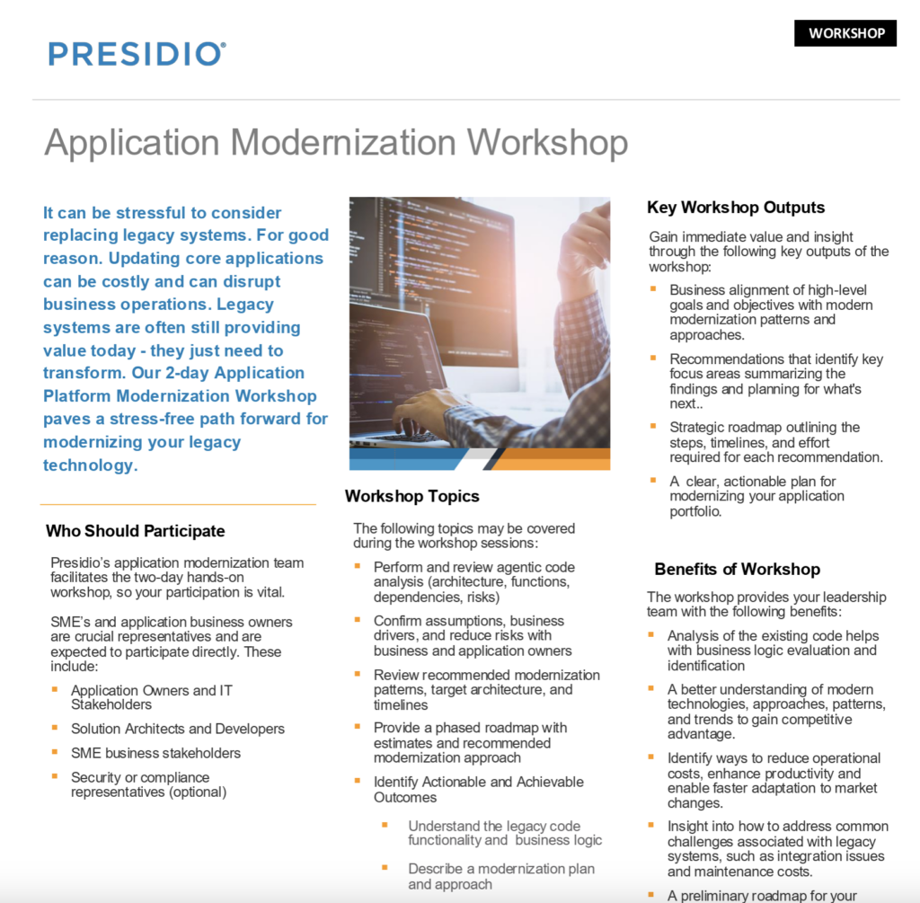 application modernization