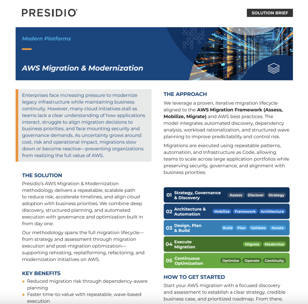 aws migration modernization