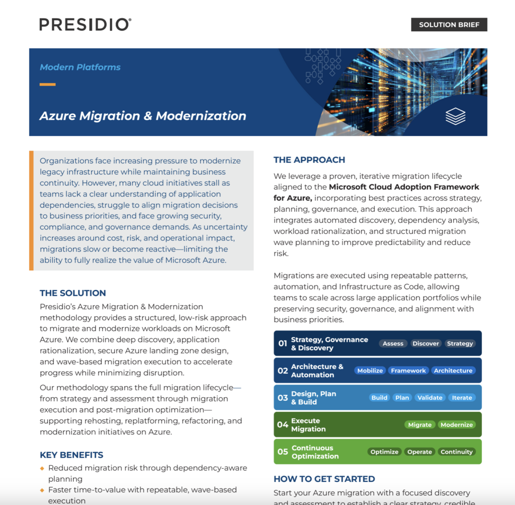 azure migration modernization