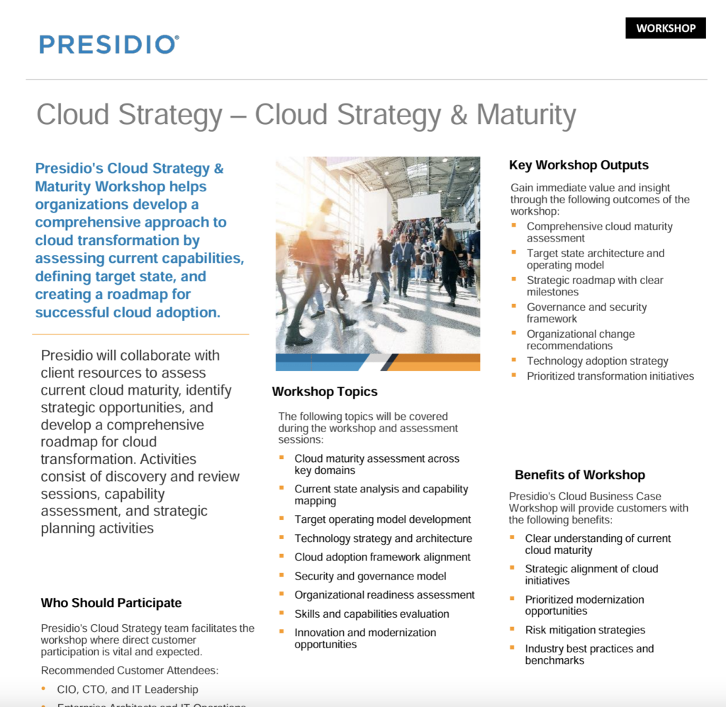 cloud strategy maturity