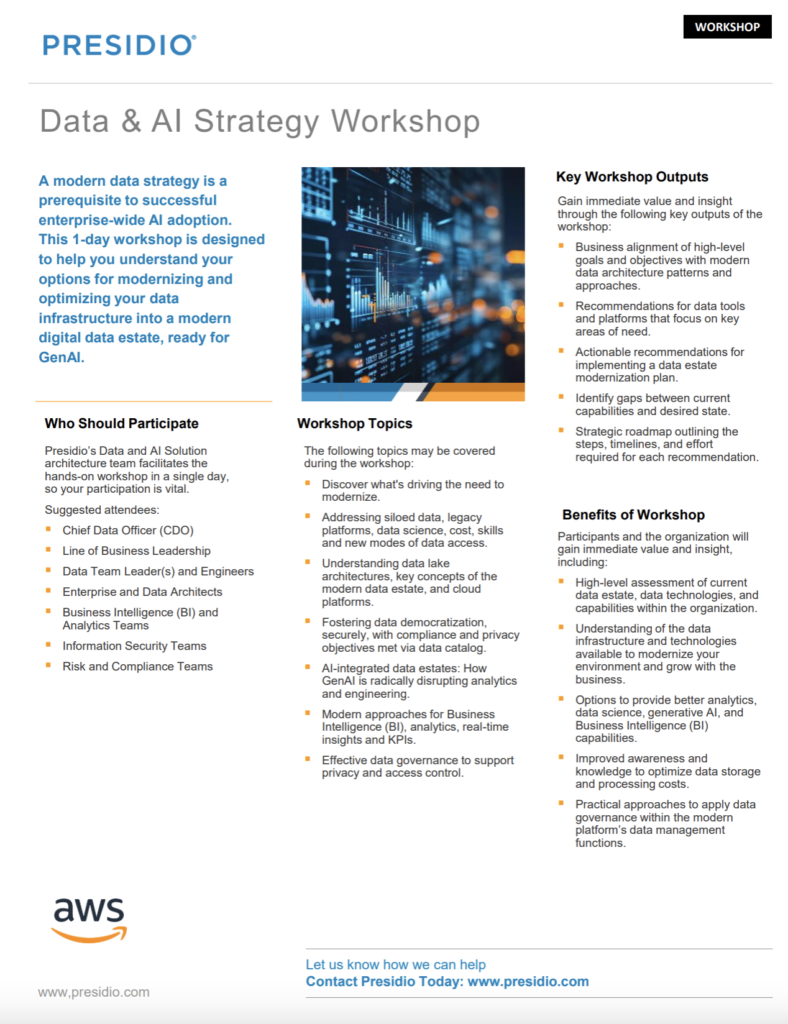 data ai strategy aws